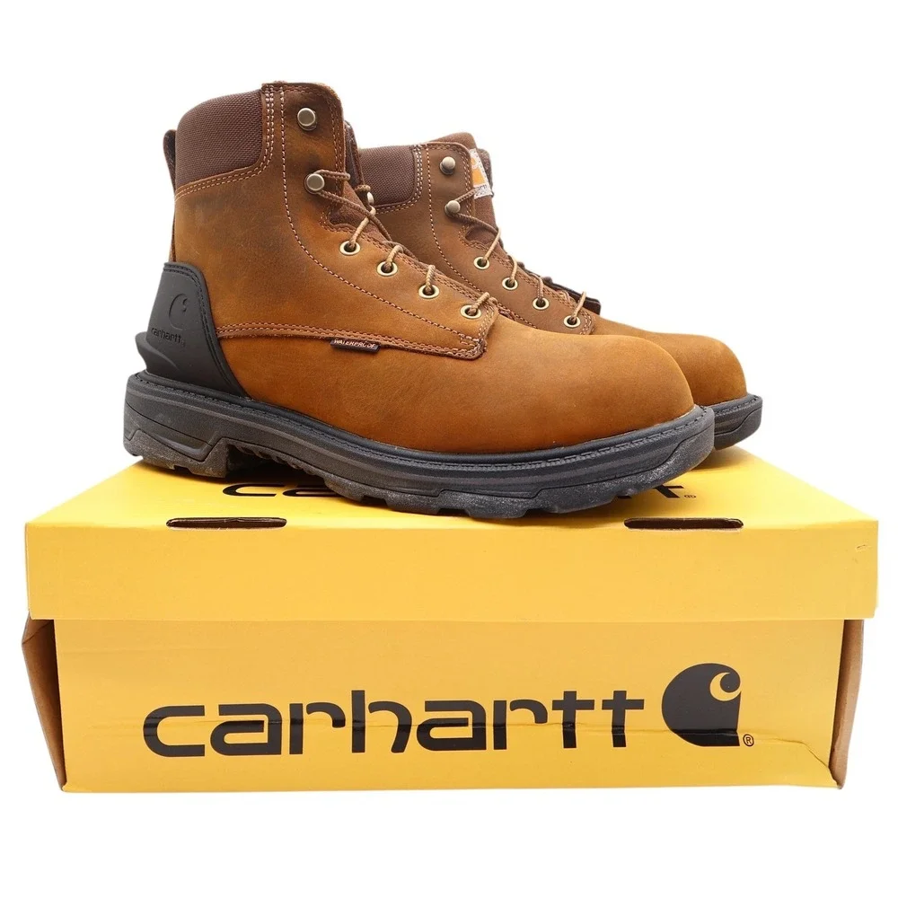 Carhartt Ironwood Work Boots Mens 10 M Leather Alloy Toe Waterproof Modern NWT